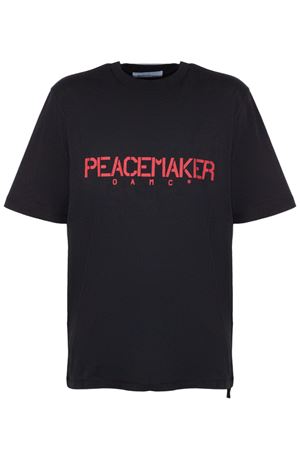Stencil Print Regular Fit T-Shirt Black OAMC PEACEMAKER | PCM3OT01DJE001099BLACK
